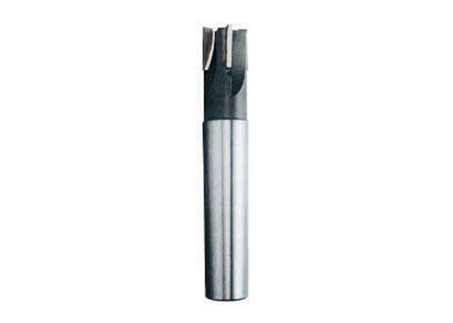 Carbide Brazed -on end milling cutter